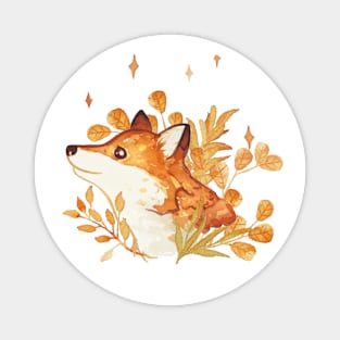 Autumn fox Magnet